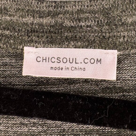 Chic Soul Long Lightweight Blouse/Sweater Dress Women’s Plus‎ Size 3X - Picture 3 of 3